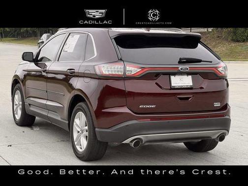 Red 2018 Ford Edge SEL