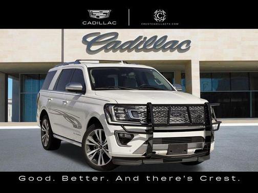 Star White Metallic Tri-Coat 2021 Ford Expedition Platinum