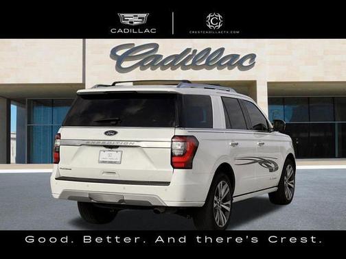 Star White Metallic Tri-Coat 2021 Ford Expedition Platinum