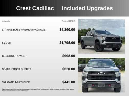 Sterling Gray Metallic 2024 Chevrolet Silverado 1500 LT Trail Boss