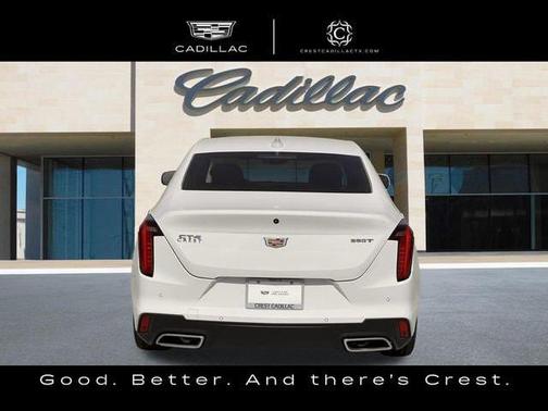 Summit White 2023 Cadillac CT4 Luxury