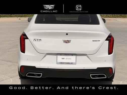 Summit White 2023 Cadillac CT4 Luxury
