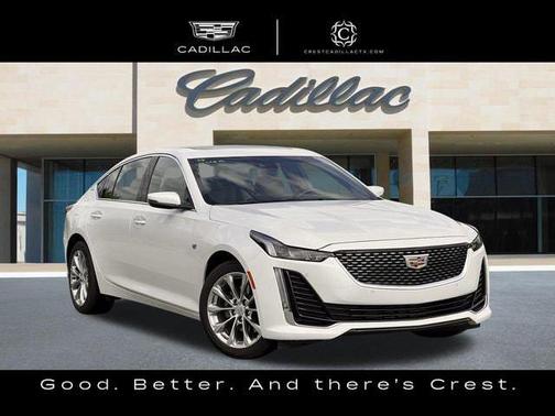 Crystal White Tricoat 2022 Cadillac CT5 Premium Luxury