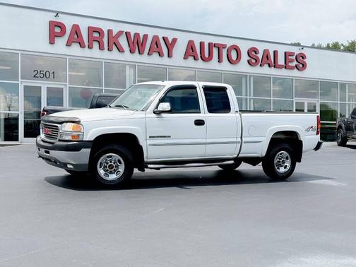 Summit White 2001 GMC Sierra 2500 SLE H/D Extended Cab
