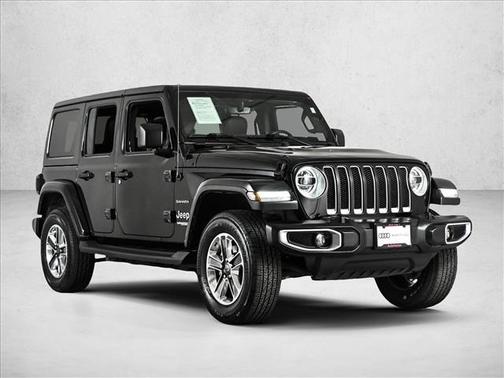 Black Clearcoat 2018 Jeep Wrangler Unlimited Sahara