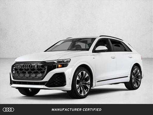 Glacier White Metallic 2026 Audi Q8 Prestige
