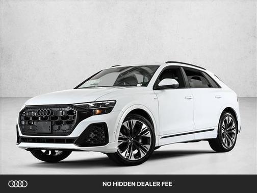 Glacier White Metallic 2026 Audi Q8 Premium Plus