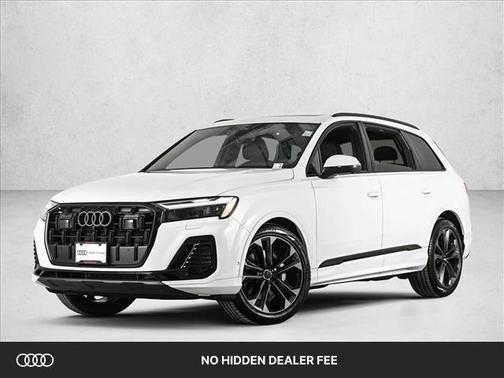 Glacier White Metallic 2026 Audi Q7 PLUS