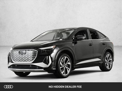 Mythos Black Metallic 2023 Audi Q4 e-tron 50 Premium Plus