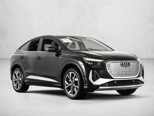 Mythos Black Metallic 2023 Audi Q4 e-tron 50 Premium Plus
