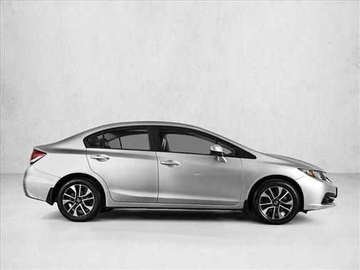 Alabaster Silver Metallic 2013 Honda Civic EX-L