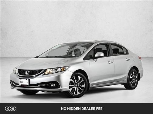 Alabaster Silver Metallic 2013 Honda Civic EX-L