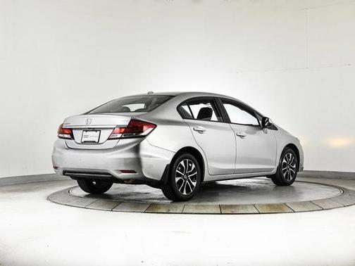 Alabaster Silver Metallic 2013 Honda Civic EX-L