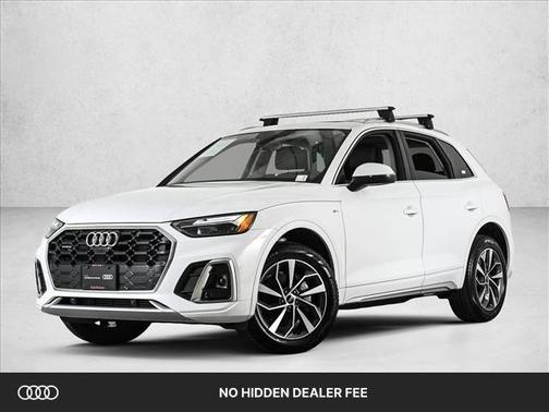 Glacier White Metallic 2023 Audi Q5 45 S line Premium Plus