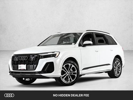 Glacier White Metallic 2026 Audi Q7 45 Premium