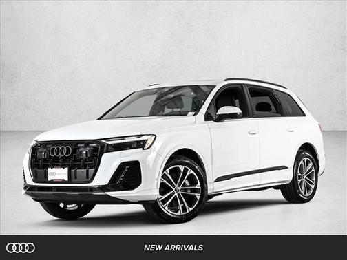 Glacier White Metallic 2026 Audi Q7 45 Premium