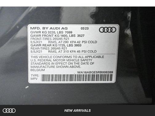 2024 Audi Q8 e-tron Premium