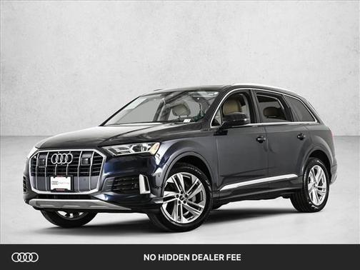 Waitomo Blue Metallic 2023 Audi Q7 45 Premium