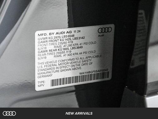 2025 Audi Q6 e-tron Premium