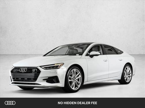 Glacier White Metallic 2023 Audi A7 55 Premium