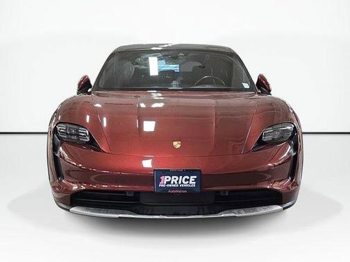 Cherry Metallic 2022 Porsche Taycan 4