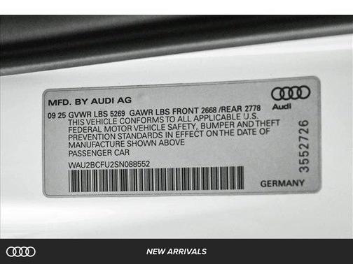 2025 Audi A5 2.0T quattro Premium