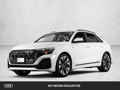 Glacier White Metallic 2026 Audi Q8 Premium Plus