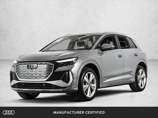 Pebble Gray 2023 Audi Q4 e-tron 50 Premium Plus