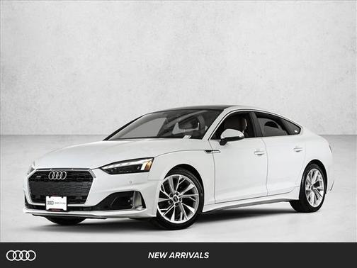 Glacier White Metallic 2023 Audi A5 40 Premium