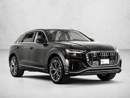 Mythos Black Metallic 2023 Audi Q8 55 Premium Plus