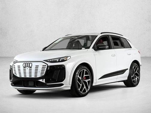 Glacier White Metallic 2025 Audi SQ6 e-tron Premium