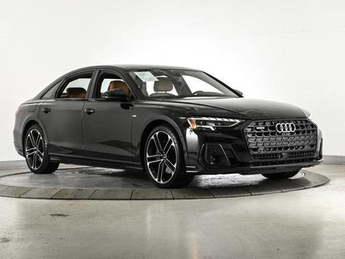 Mythos Black Metallic 2025 Audi A8 L 55