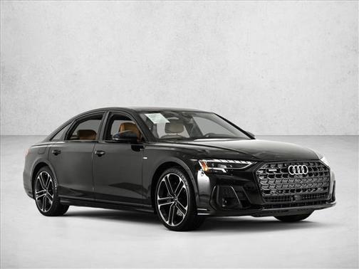 Mythos Black Metallic 2025 Audi A8 L 55
