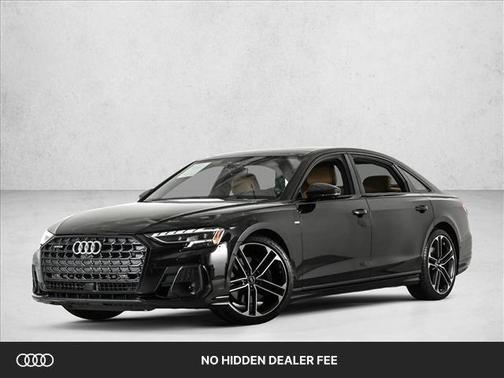 Mythos Black Metallic 2025 Audi A8 L 55