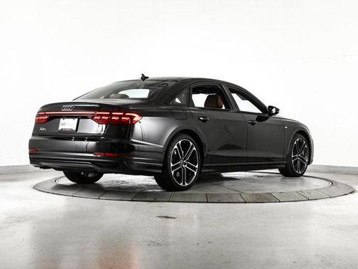 Mythos Black Metallic 2025 Audi A8 L 55