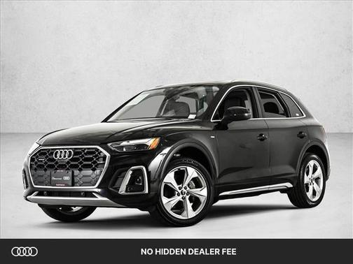 Mythos Black Metallic 2023 Audi Q5 45 S line Premium Plus