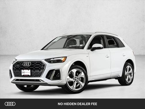 Glacier White Metallic 2023 Audi Q5 45 S line Premium Plus