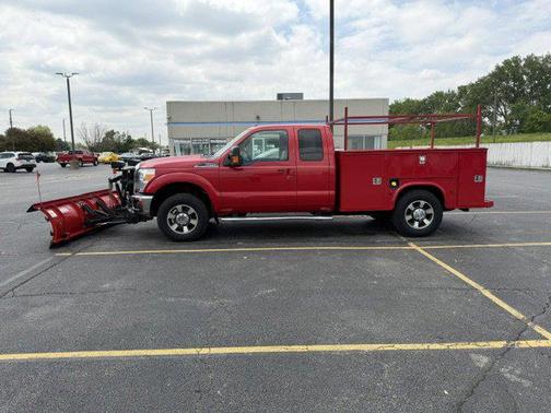 Red 2011 Ford F-250
