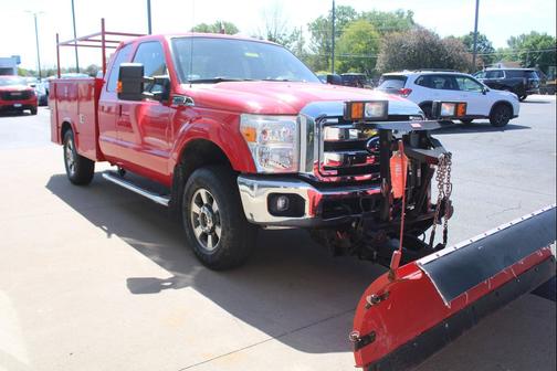 Red 2011 Ford F-250