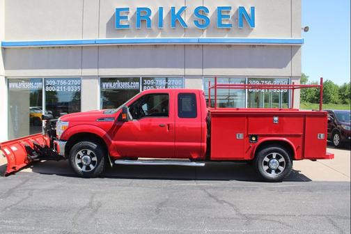 Red 2011 Ford F-250