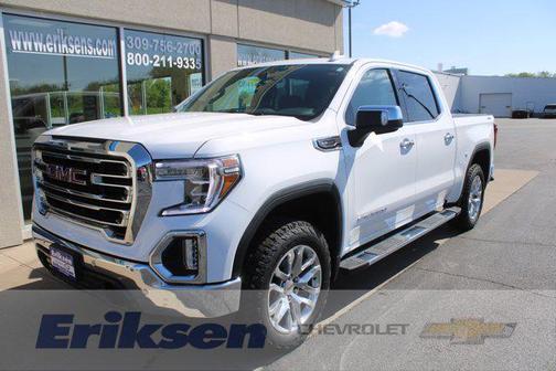 Summit White 2021 GMC Sierra 1500 SLT