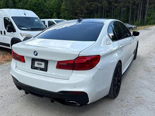 Gray 2017 BMW 540 i