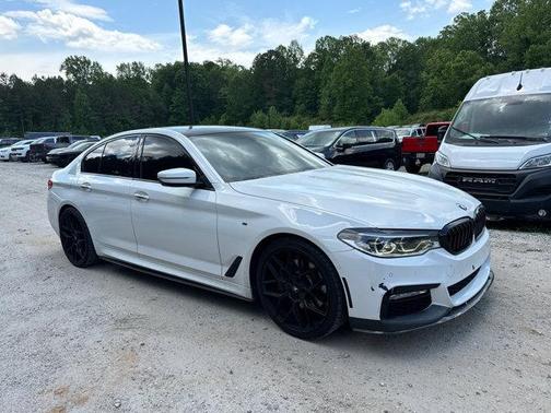Gray 2017 BMW 540 i