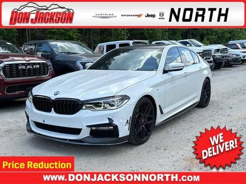 Gray 2017 BMW 540 i