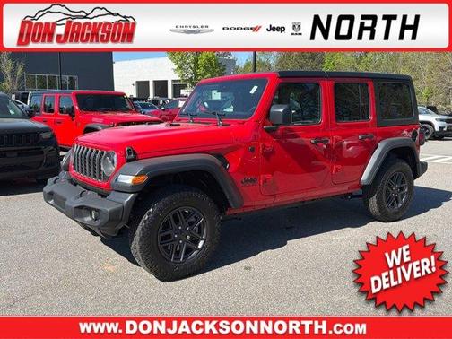 Firecracker Red Clearcoat 2025 Jeep Wrangler Sport