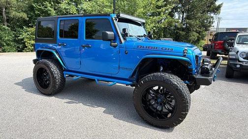 Hydro Blue Pearlcoat 2016 Jeep Wrangler Unlimited Rubicon