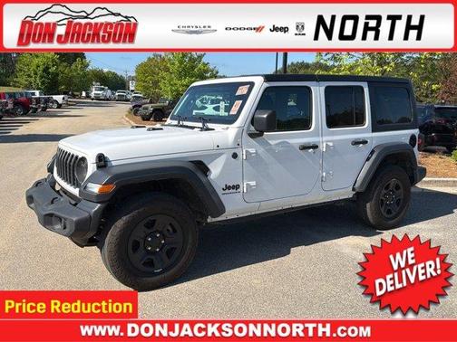 Bright White Clearcoat 2024 Jeep Wrangler Sport