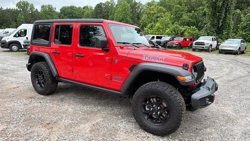 Firecracker Red Clearcoat 2025 Jeep Wrangler 4xe Sport
