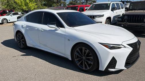 White 2023 Lexus IS 350 F Sport