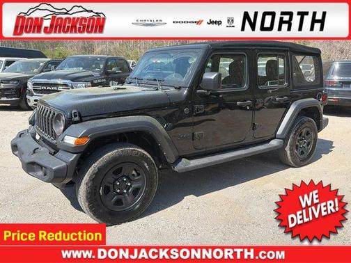 Black Clearcoat 2024 Jeep Wrangler Sport